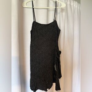 Black Polka Dot Women's Dress